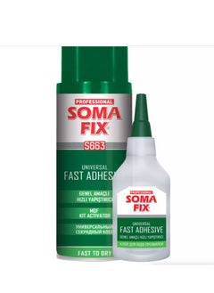 Somafix Turkish Fast Multipurpose Adhesive for Wood, Rubber, Leather, Aluminum, Metals and Plastic 200ml Pack  - Image 1