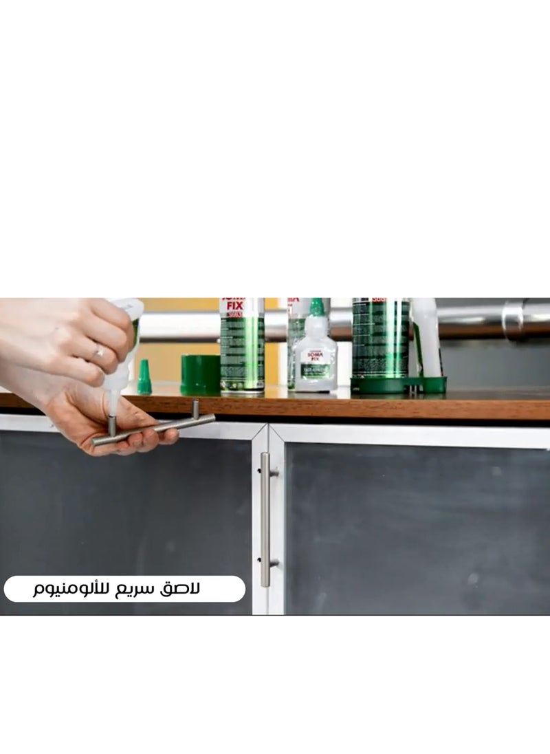 Somafix Turkish Fast Multipurpose Adhesive for Wood, Rubber, Leather, Aluminum, Metals and Plastic 200ml Pack  - Image 5