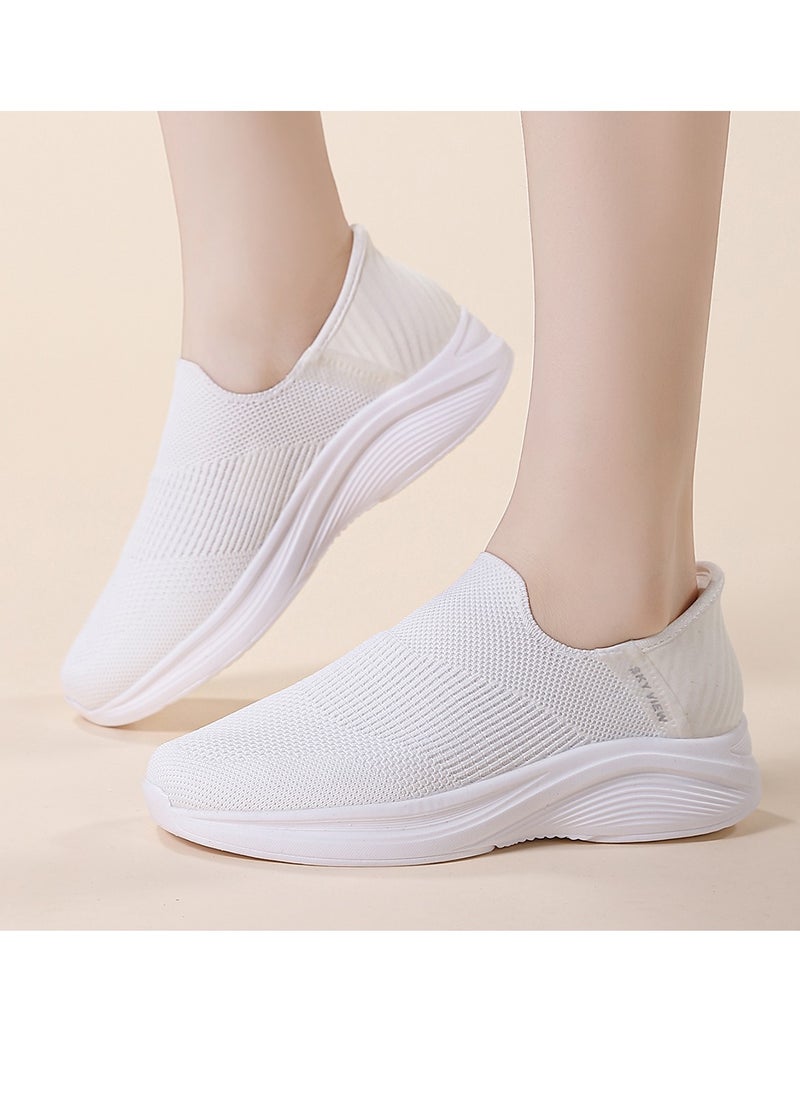 Sky View - Athlesiure Women Sneakers Mesh Workout Running Walking Fashion Light weight Breathable Non Slip Gym Comfort Casual Memory Foam Tennis Jogging Shoes - Image 1