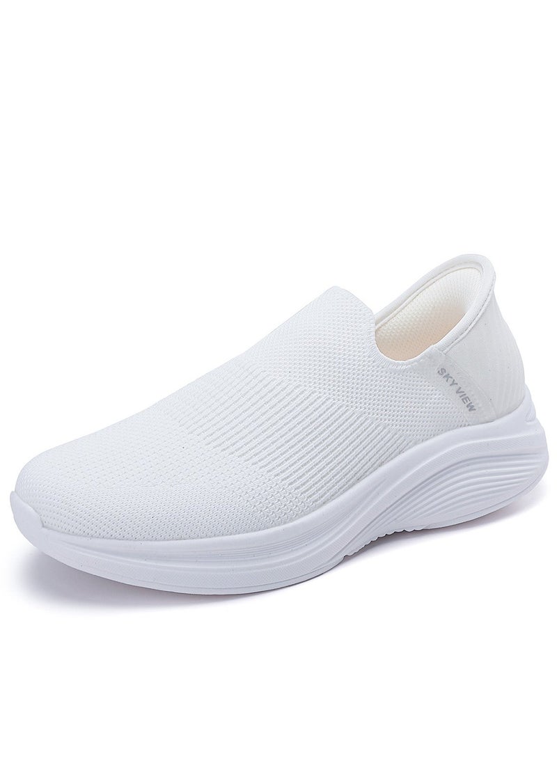 Sky View - Athlesiure Women Sneakers Mesh Workout Running Walking Fashion Light weight Breathable Non Slip Gym Comfort Casual Memory Foam Tennis Jogging Shoes - Image 1
