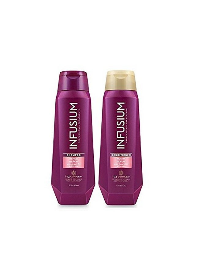 Infusium - Nfusium Repair & Renew Shampoo And Conditioner 13.5Oz Each - Image 1