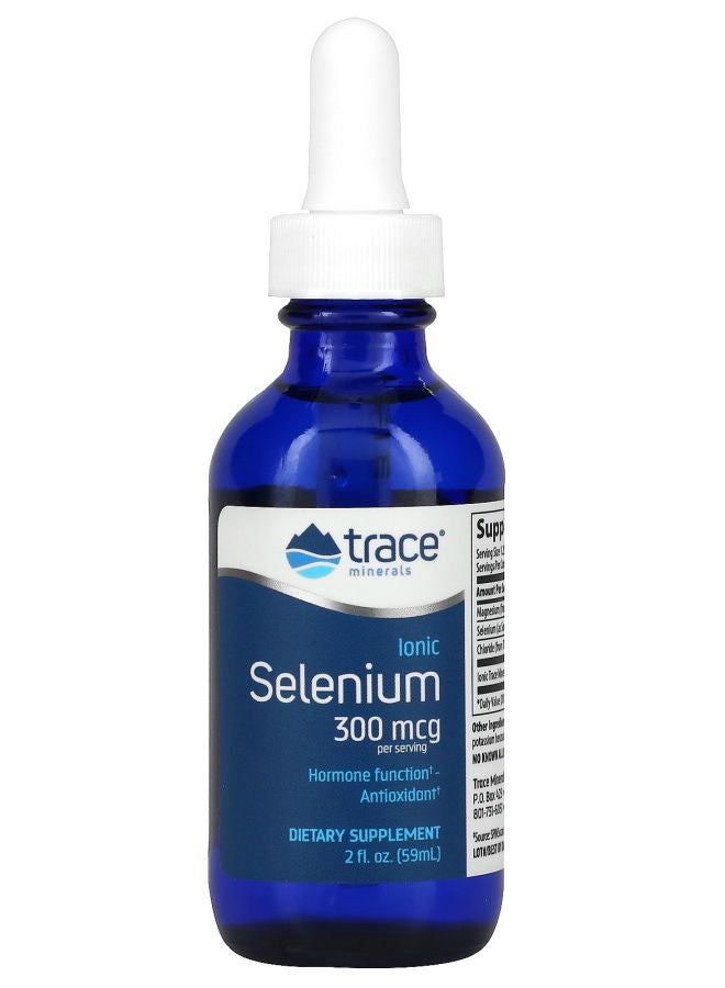 Trace Minerals Ionic Selenium 300 mcg 2 fl oz (59 ml)