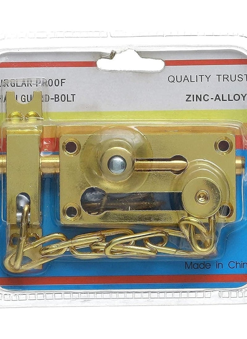 Golden apartment door ball, Famiya 36 + golden bolt+ (golden door stopper as a gift)  - Image 2