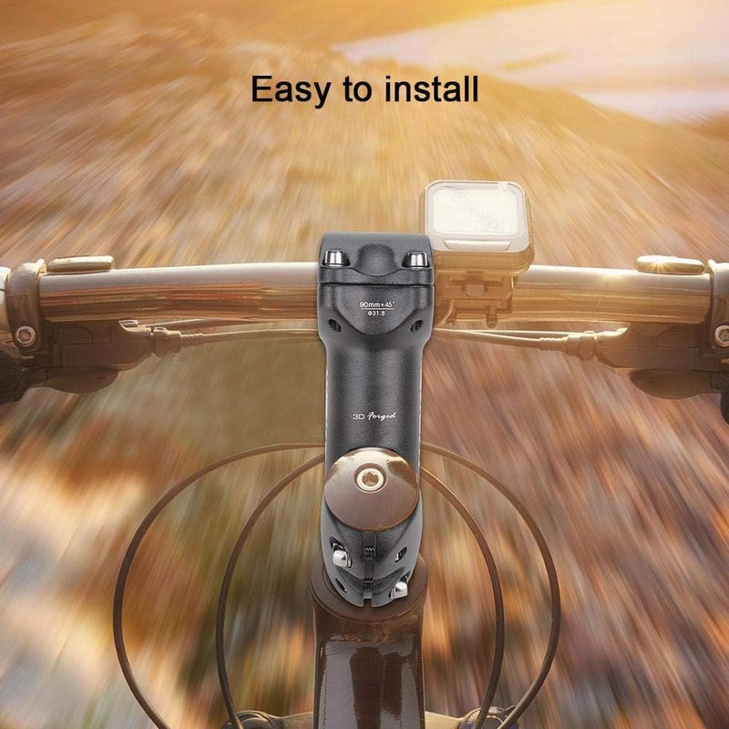 Adjustable Bike Stem Riser 31.8mm, Aluminium Alloy, Bike Handlebar Stem Riser for Mountain Bike Road Bike BMX MTB - Image 5
