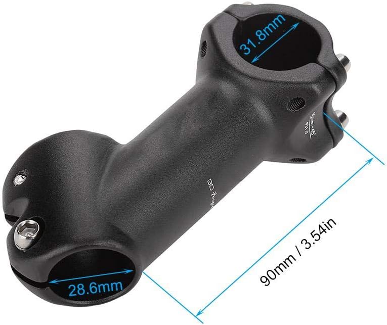 Adjustable Bike Stem Riser 31.8mm, Aluminium Alloy, Bike Handlebar Stem Riser for Mountain Bike Road Bike BMX MTB - Image 2