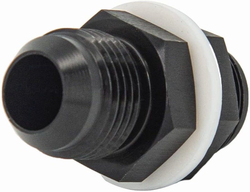 CNRAQR 10AN to 10AN Male Flare Straight Fuel Cell Bulkhead Fittings - Aluminum Black (2 Pcs) - Image 5