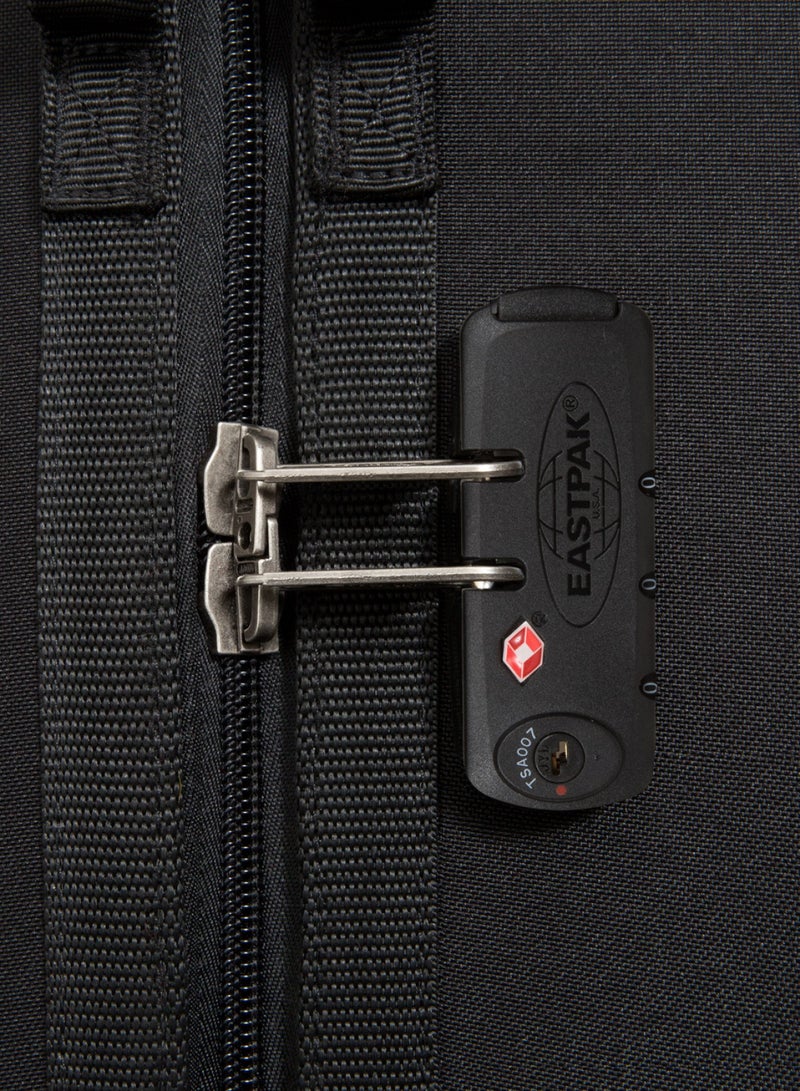 EASTPAK TRANZSHELL Double decker Small suitcase Spinning wheels Trolley Luggage Black - Image 4
