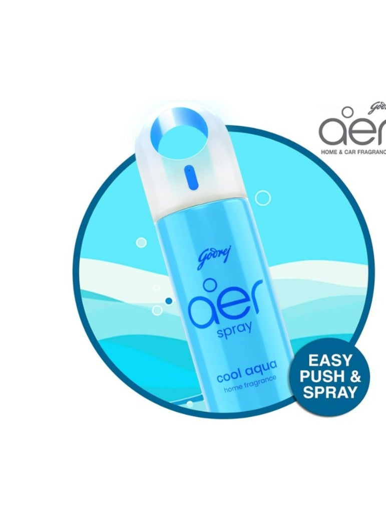 Godrej aer Spray, Home and Office Air Freshener - Cool Surf Blue (300 ml) - Image 2