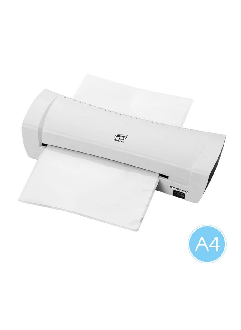 OSMILE - SL200 Laminator Machine Hot and Cold Laminating Machine Two Rollers A4 Size for Document Photo Picture Credit Card Home School Office Electronics Supplies - Image 1
