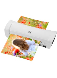OSMILE SL200 Laminator Machine Hot and Cold Laminating Machine Two Rollers A4 Size for Document Photo Picture Credit Card Home School Office Electronics Supplies  - Image 1
