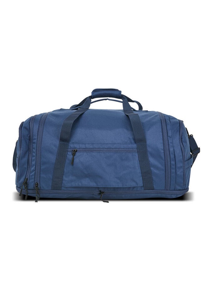 إيكولاك Aikele Travel Bag Xroads مع سعة قابلة للتوسيع، حقيبة ظهر قابلة للطي، حقيبة يد Cw2040 Navy Blue L - Image 2