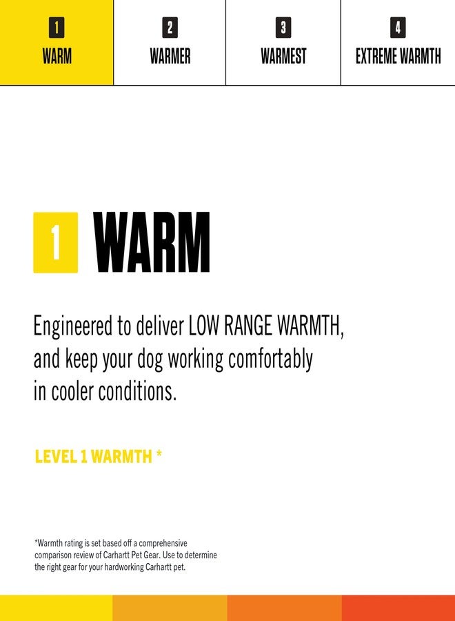 كارهارت معطف مطر للكلاب من كارهاارت جير P0000515، مقاس كبير جدًا، بني/أسود - Image 4