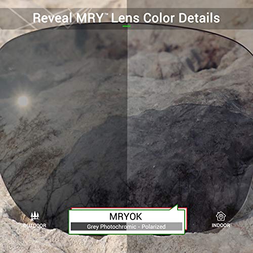 Mryok Polarized Replacement Lenses for Oakley Dispatch 2 OO9150 - Grey Photochromic - Image 4