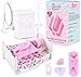 BABESIDE Mini Silicone Baby Dolls 3 Inch Realistic Newborn Baby Dolls Full Silicone Sleeping Little Mini Real Life Baby Girl Miniature Baby with Playset AccessoriesPink - Image 3