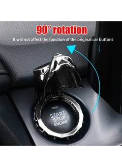 RATSAW Bully Dog Car One Key Start Button Cover Car Ignition Button Cover Car Engine Push to Start Accessories Cool Interior Car Decor Stickers Suitable for Car SUV Truck  - Image 2