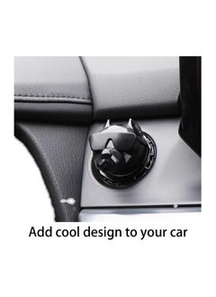 RATSAW Bully Dog Car One Key Start Button Cover Car Ignition Button Cover Car Engine Push to Start Accessories Cool Interior Car Decor Stickers Suitable for Car SUV Truck  - Image 5