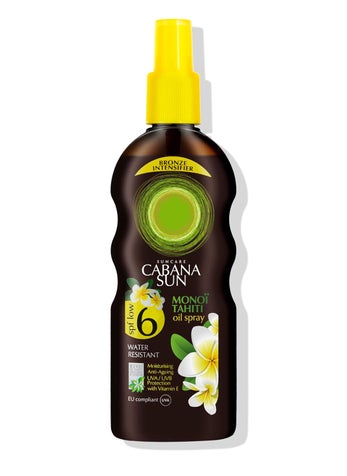 Cabana Sun DEEP TANNING OIL SPF6 200ml spray Monoi 