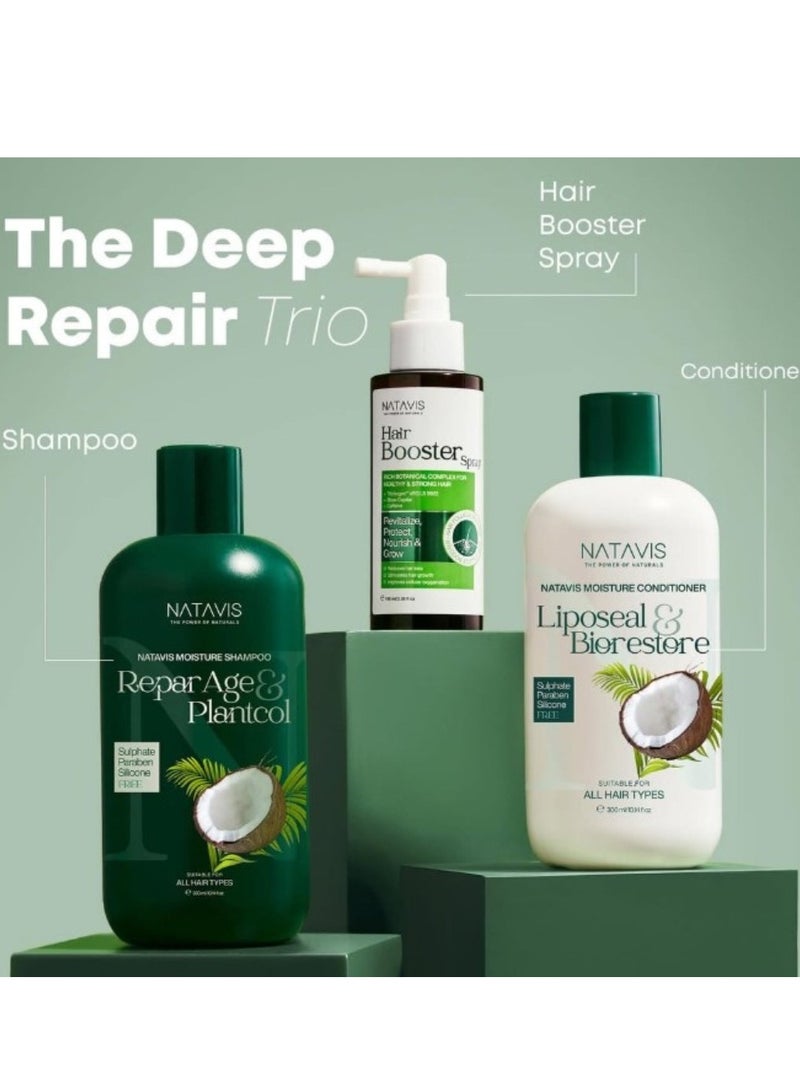 NATAVIS Moisture Shampoo 300 ML | Sulfate, Silicon and Paraben-FREE  - Image 4
