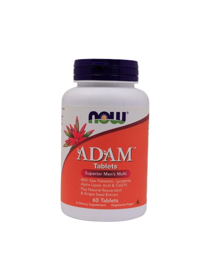 Now Adam Superior Men Pieces Multi Tablets 60 Pieces - Image 1