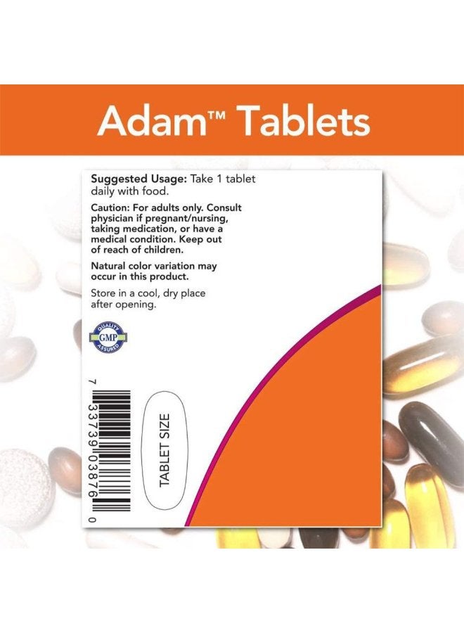 Now Adam Superior Men Pieces Multi Tablets 60 Pieces - Image 3