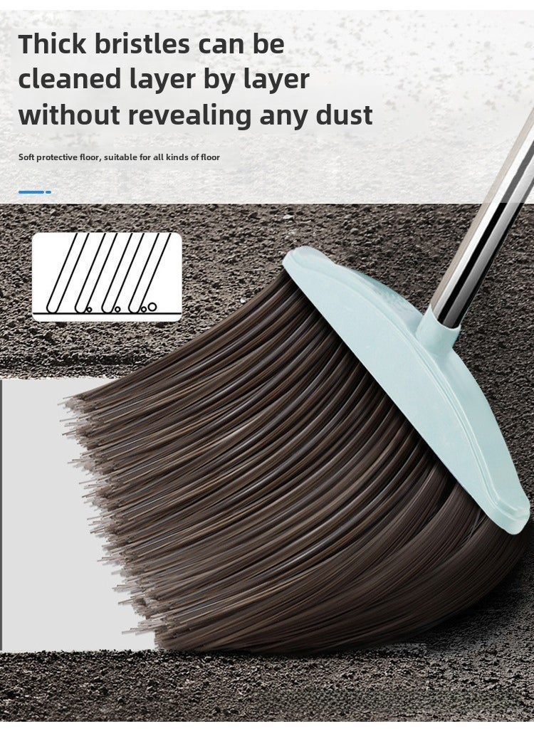 Foldable Standing Broom and Dustpan Set Single broom