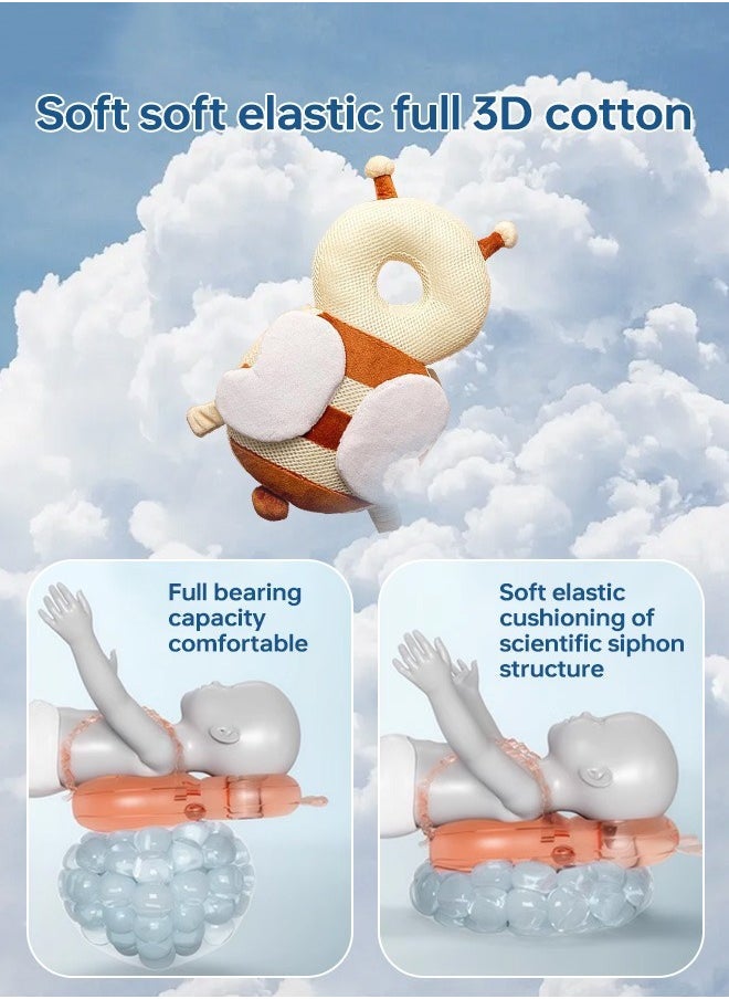 Gonice Baby Head Protection Pillow Pad Toddler Headrest Pillow Baby Neck Wings Nursing Drop Resistance Cushion Baby Toy Pillow  - Image 4