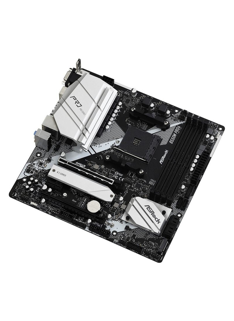 ASRock - ASRock B550M Pro4 AMD Motherboard 90-MXBDK0-A0UAYZ - Image 1