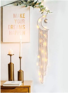 Brain Giggles Brain Giggles Moon Dream Catcher with Light  - Image 1
