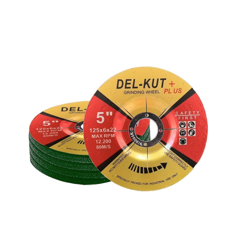 Grinding Wheel 10 Pack 125mm Heavy Duty Industrial Quality Metal Rust Removal - Image 2