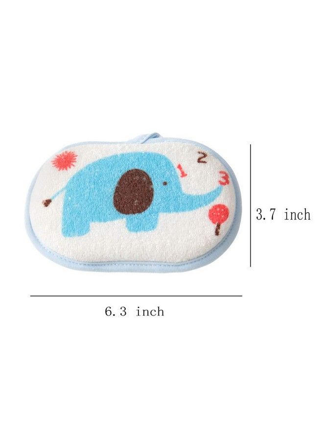 OBTANIM Baby Bath Sponge Soft Foam Scrubber Natural Sponge For Bathing Shower Scrubber Body Sponge For Kids/Babies/Men/Women Set Of 3 - Image 3