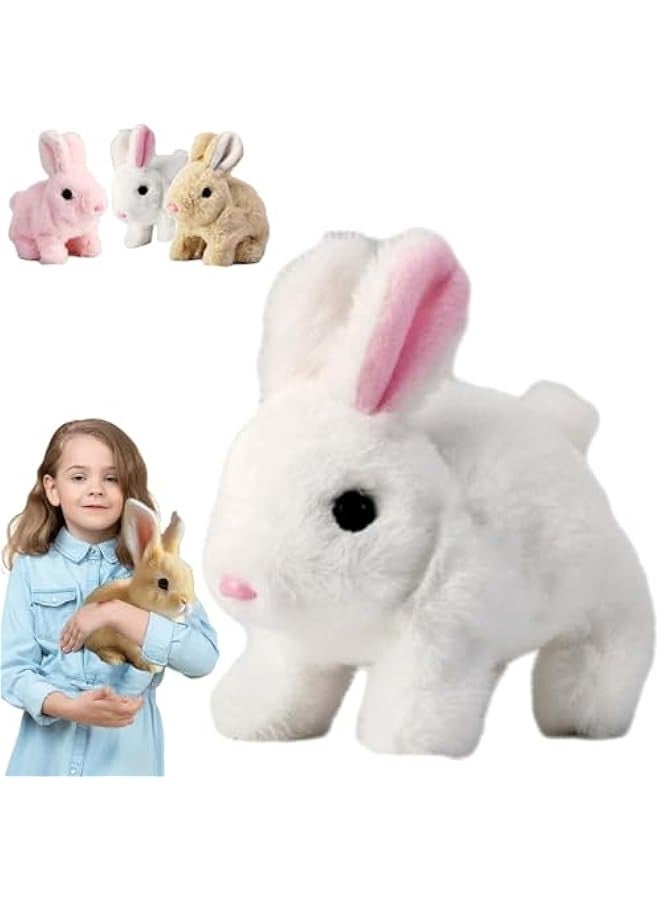 بانبي - لعبة ارنب واقعية تفاعلية، ارنب واقعي تفاعلي، لعبة ارنب واقعية بانبي، لعبة ارنب بانبي واقعية، ارنب تفاعلي مصنوع يدويا (ابيض*!) - Image 1