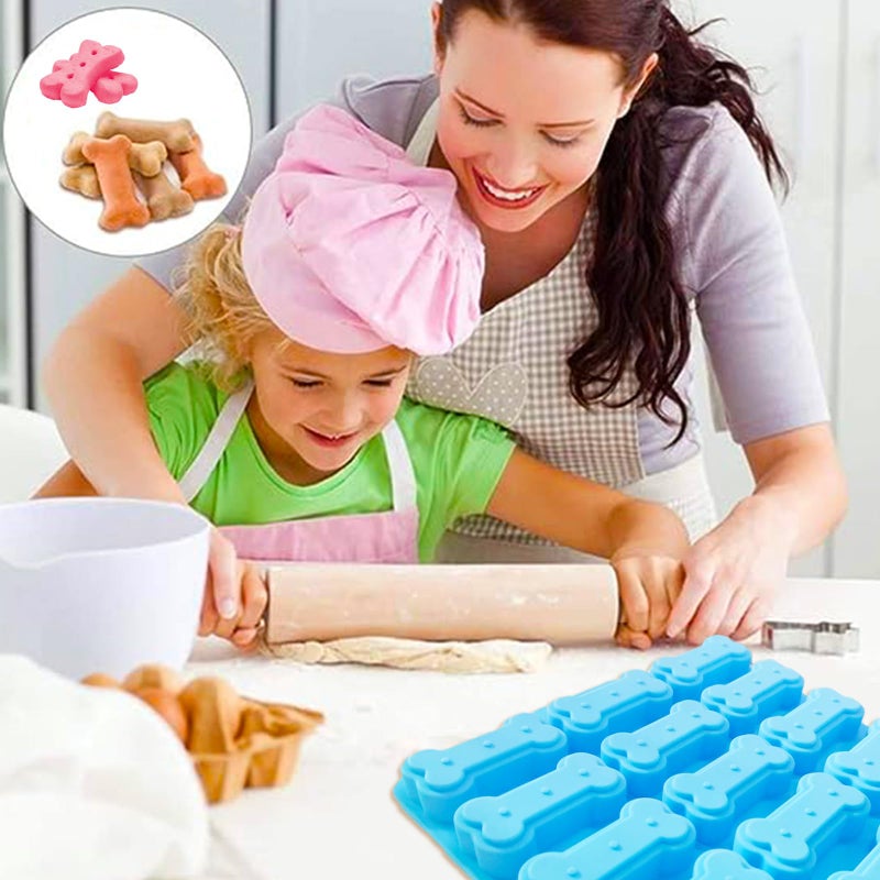 Ecerangus 2 PCS Gummy Bear Candy Molds Silicone, 152 Cavity Bear Shape Mini Silicone Gummy Molds for Chocolate, Candy, Biscuits, Cookie, Jelly,Fondant,Ice Cube,Pet Dog Treats Mold - Image 3