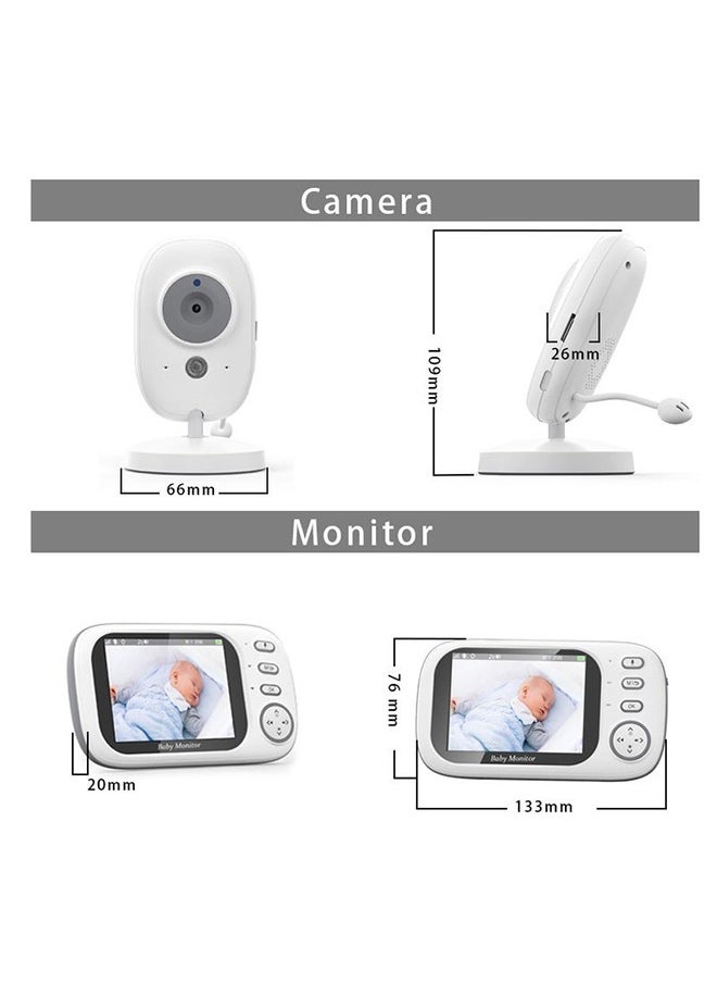 XiuWoo 3.5 inch LCD Display Wireless Babies Video Monitor With Night Vision Temperature Monitoring  - Image 5