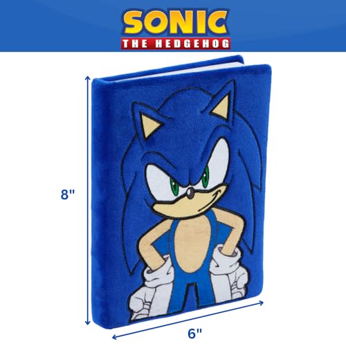 Innovative Designs Sonic The Hedgehog Plush Journal, 120 Page Lined Journal Notebook - Image 2