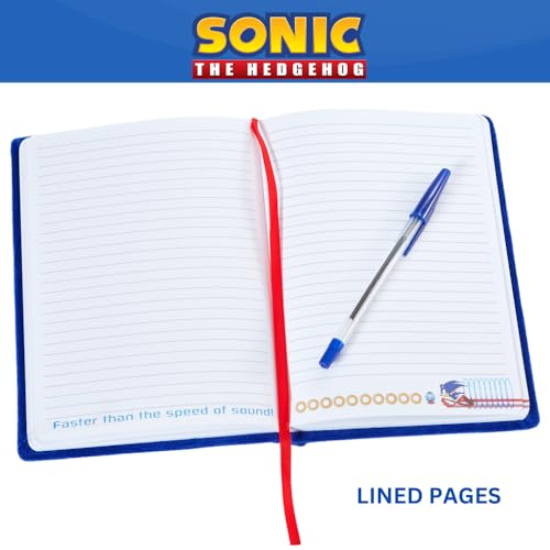 Innovative Designs Sonic The Hedgehog Plush Journal, 120 Page Lined Journal Notebook - Image 3