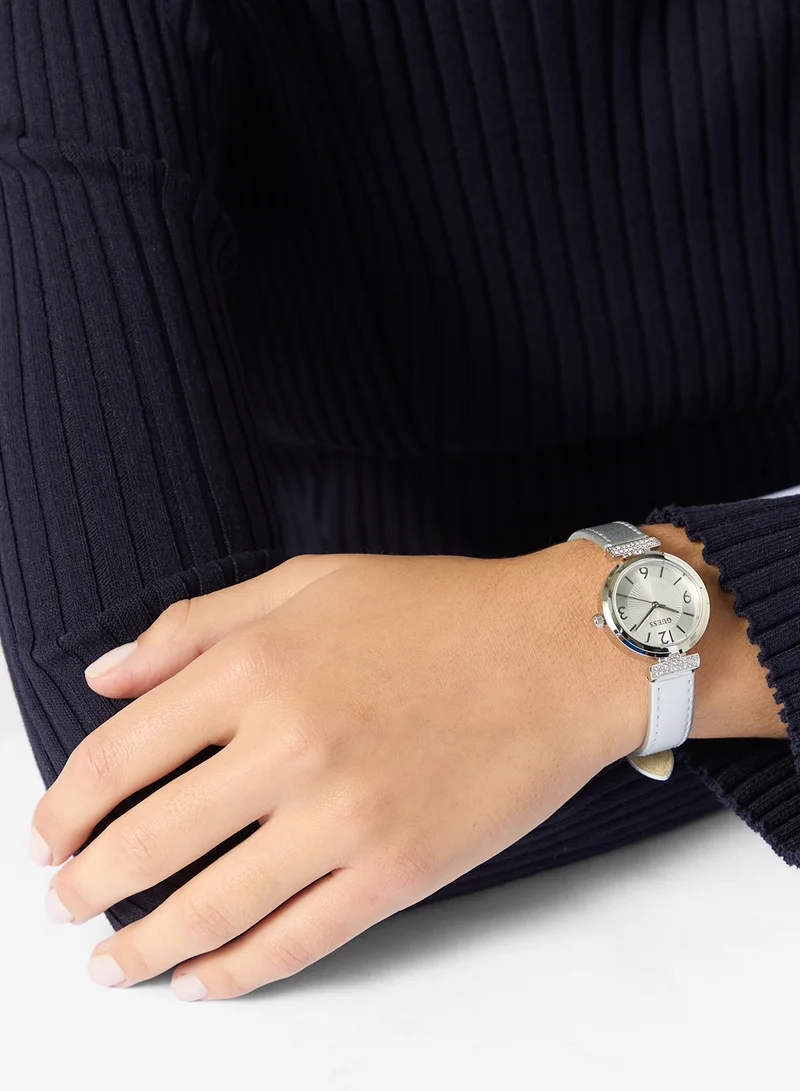 GUESS Guess Women's 28mm Watch - Silver Strap Silver Dial