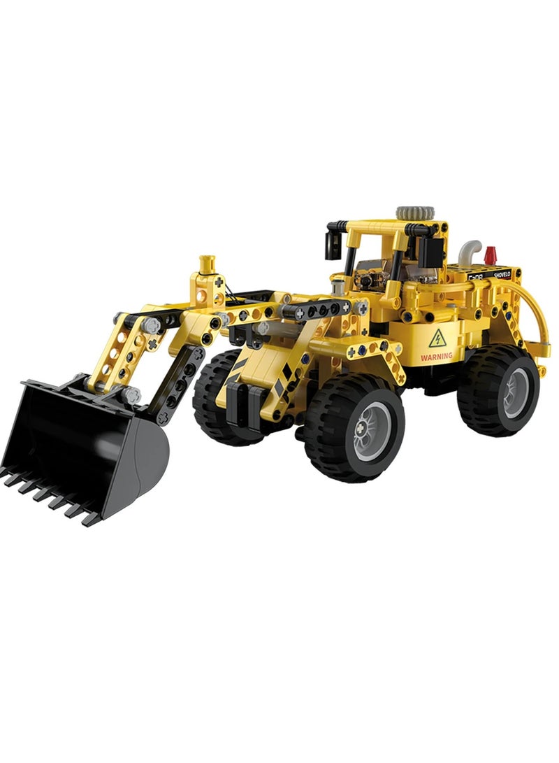CADA  WHEEL  LOADER  &  WHEEL BULLDOZER Building Blocks, C65004W - Image 1