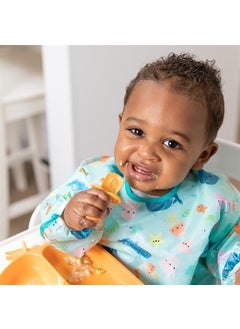 BUMKiNs Long Sleeve Apron (6-24 Months) - Ocean Life  - Image 2