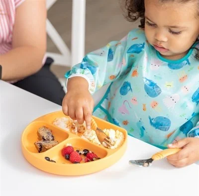 بمبكنز Long Sleeve Apron (6-24 Months) - Ocean Life