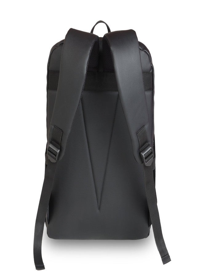 Protecta | Axis | Backpack | Black | For MacBook & Laptops | College Office | Travel | Premium Vegan Leather | Made in India | Lightweight | Durable - Image 5