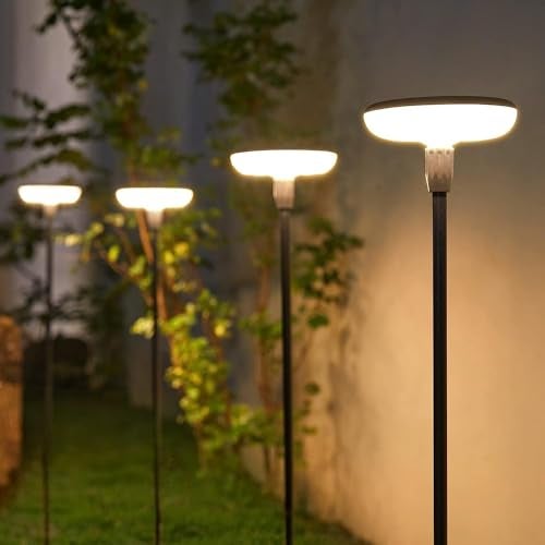 GIGAWATTS GW-241 8 LED Solar Garden Light with 2V Panel BIS Approved 800mAh Ni-MH Battery Swaying Stake Outdoor Lamp for Yard Lawn Walkway Decor (Pack of 1, Warm White) - Image 3