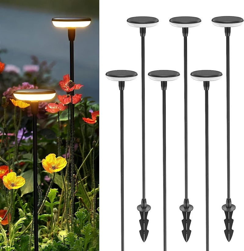 GIGAWATTS GW-241 8 LED Solar Garden Light with 2V Panel BIS Approved 800mAh Ni-MH Battery Swaying Stake Outdoor Lamp for Yard Lawn Walkway Decor (Pack of 1, Warm White) - Image 4