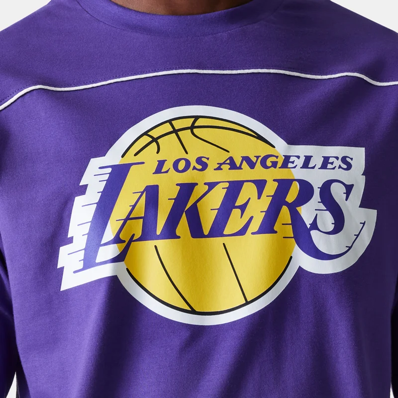 نيو ايرا تيشيرت NBA لوس أنجلوس ليكرز بايبنج جرافيك للرجال