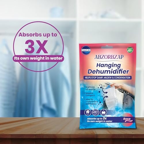 ABZORBZAP Hanging DEHUMIDIFIER Rose 220 GM Sachet - Image 5
