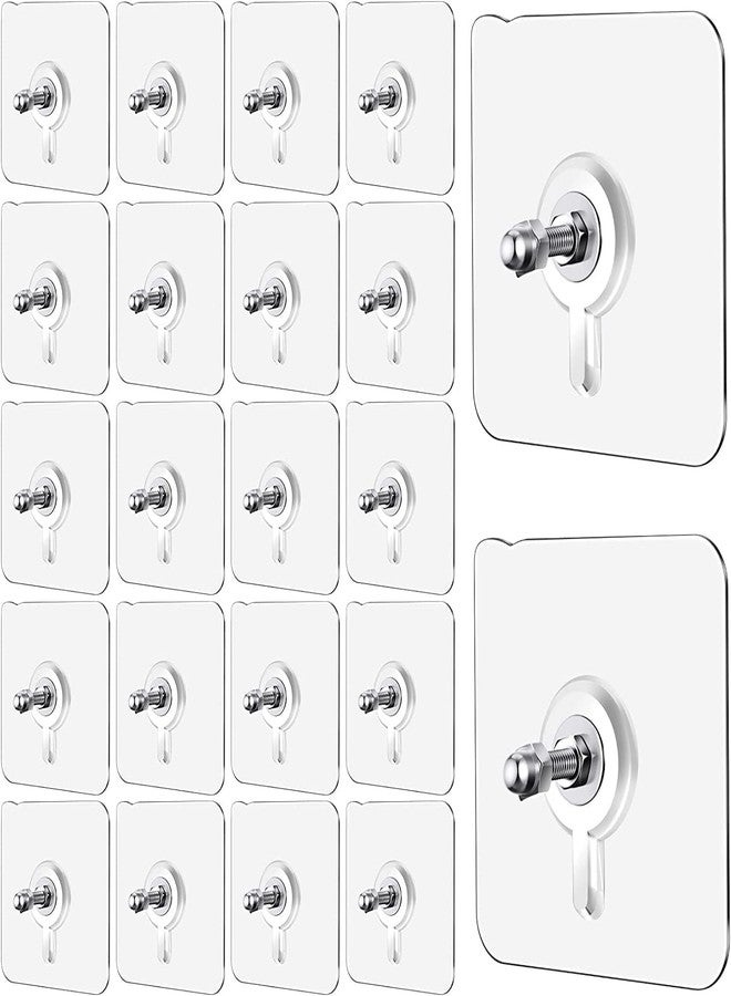 HOUSONIC ENTERPRISE Screw Free Wall Hook,Waterproof and Rustproof to use Inside Kitchen, Bathroom, Home and Office,Self Adhesive Hook(Pack of 5) - Image 1