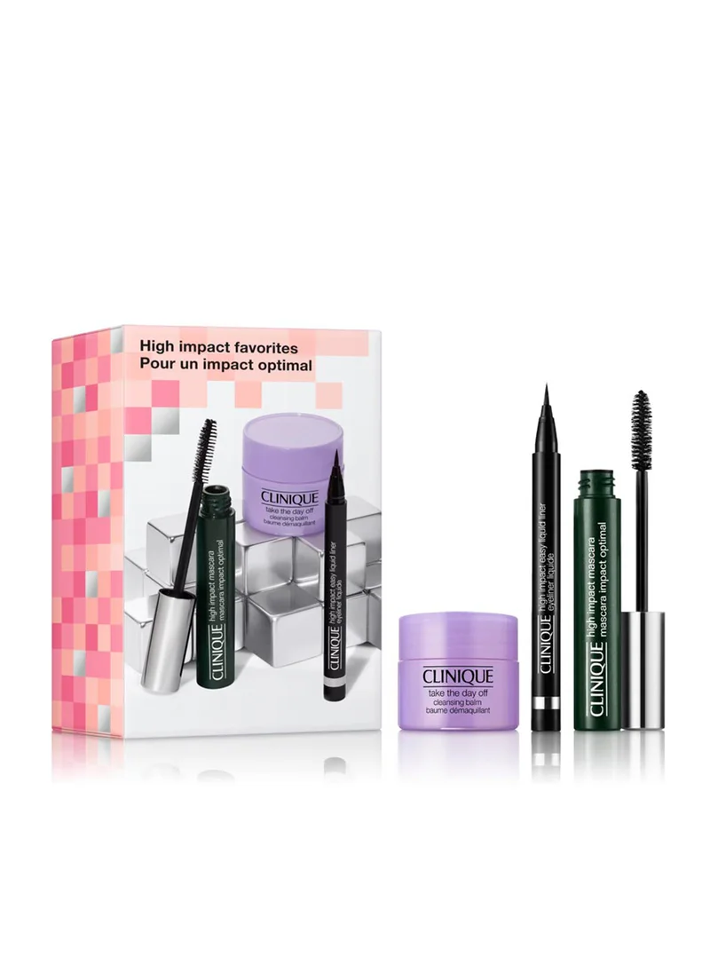 CLINIQUE High Impact Favorites Makeup Set, Savings 30%
