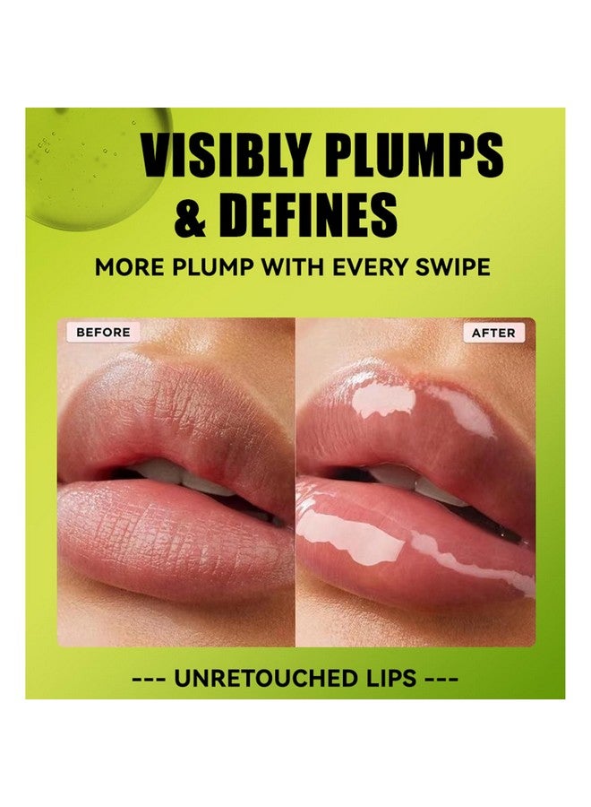 Loobexery 4 Colors Fat Oil Lip Drip Lip Oil Lip Glaze Hydrating Lip Glow Oil Big Brush Head Moisturizing Lip Gloss Shiny Transparent Tinted Plumping Lip Oil Long Lasting Nourishing Nonsticky (A) - Image 4
