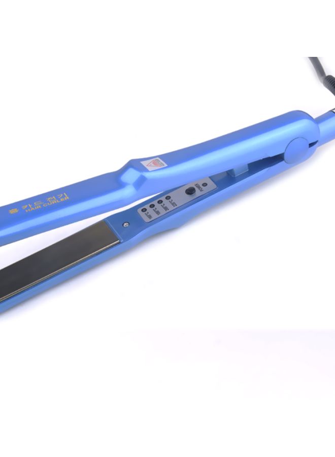NIBEMINENT Professional Hair Straightener Blue 28cm - Image 3