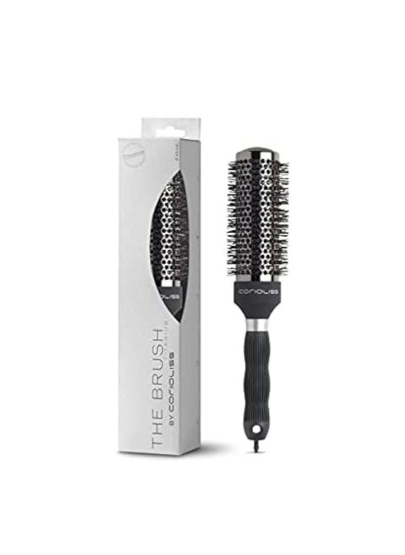 Corioliss Corioliss  Hair Brushes for Women  Professional Titanium Round Barrel Ionic Hair Brush  Ideal for Styling Every Kind of Hair 43 MM 