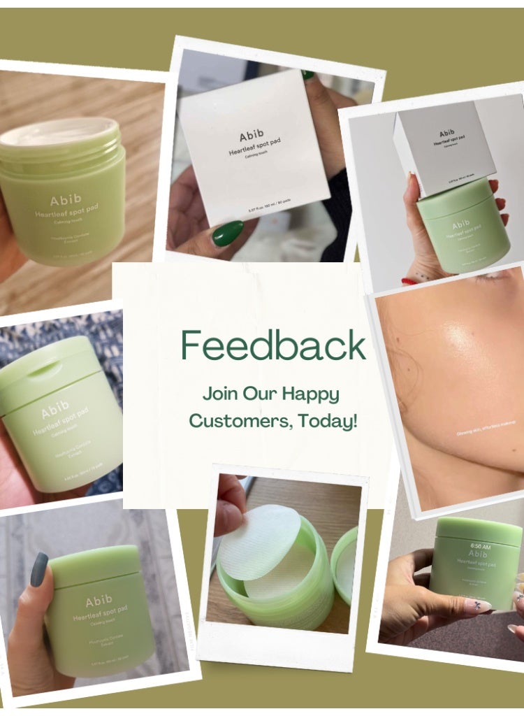 ابيب عبوة Abib Heartleaf Spot Pad Calming Touch 80 وسادة – وسادات تونر للوجه، تخفيف الاحمرار، تهدئة فورية، تونر مرطب للبشرة، قوام خفيف، سهل الاستخدام - Image 2